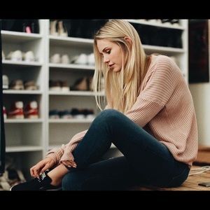 brandy melville pink ollie sweater